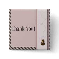 Pretty Brown Bear Color Swatches Custom Button buttons