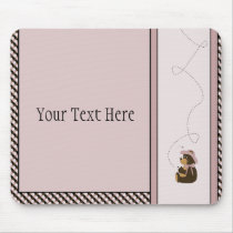 Pretty Brown Bear Color Swatches Mousepad mousepads