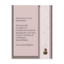 Pretty Brown Bear Color Swatches Postcard postcards
