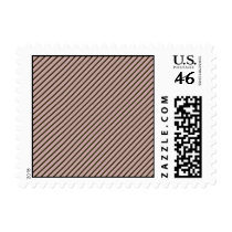 Pretty Brown Bear Diagonal Stripes Stamps stamps