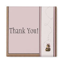 Pretty Brown Bear Pattern Customizable Magnet magnets