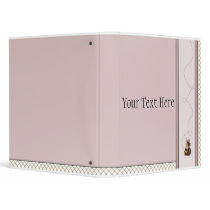 Pretty Brown Bear Tan Plaid Binder binders