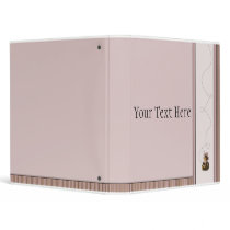 Pretty Brown Bear Vertical Stripes Binder binders