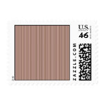 Pretty Brown Bear Vertical Stripes Stamps