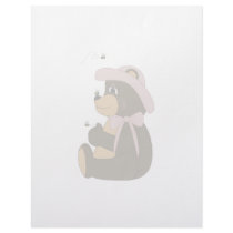 Pretty Brown Bear With Bees letterhead