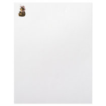 Pretty Brown Bear With Bees letterhead