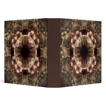 Pretty Brown Fractal Binder