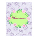 Pretty Bug Personalized Poster posters
