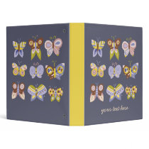 Pretty Butterflies binders