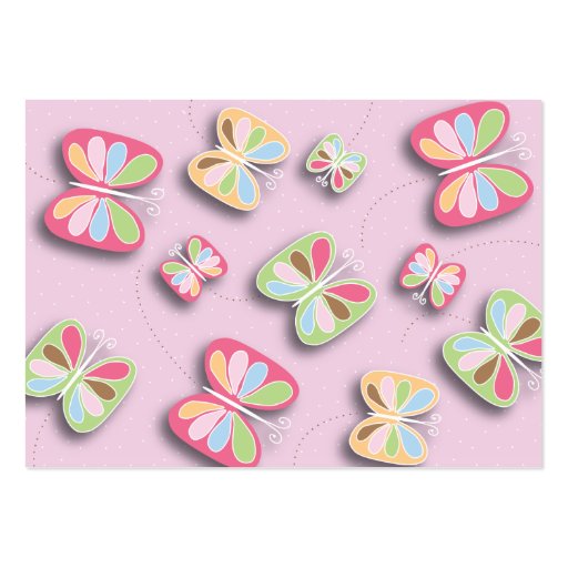 Pretty Butterflies Flutter By Babysitting Business Business Card
