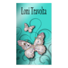 Pretty Butterflies Multi-Purpose Designer profilecard