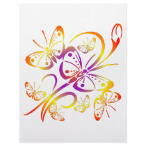 Pretty Butterfly Art #021 letterhead