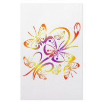 Pretty Butterfly Art #021 stationery