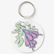 pretty butterfly fairy faery keychains