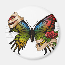 Pretty Butterfly Magnet