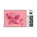 Pretty Butterfly Stamp