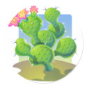 Pretty Cactus Vector stickers