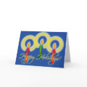 Pretty Candles Holiday Card