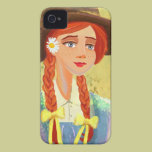 pretty cartoon girl iPhone 4/4S Cases casemate cases