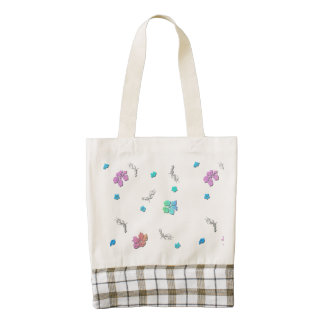Pretty Cherry Blossom Flowers Zazzle HEART Tote Bag