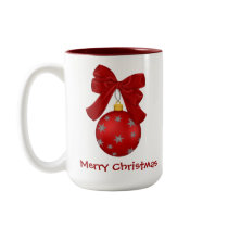 Pretty Christmas Ornament Mug by HolidayFun Pretty Christmas Ornament Mug