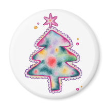 Pretty Christmas Tree magnets