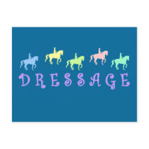 Pretty Colorful Dressage postcards by dogsandhorses Pretty Colorful Dressage postcards