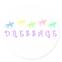 Pretty Colorful Dressage stickers by dogsandhorses Pretty Colorful Dressage stickers