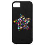 Pretty Colorful Floral Star iPhone 5 Covers