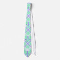 Pretty Cyan And Blue Dragonfly Neck Tie