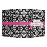 Pretty Damask and Cupcakes Bakery Binder