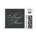 Pretty Damask Bridal Shower Small Postage
