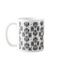 Pretty Damask print mugs by oneover1 Pretty Damask print mugs
