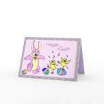 Pretty Dancers Easter Card
