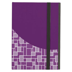 Pretty Dark Purple Wave Tiled Pattern Gifts iPad Case