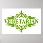 Pretty Design for Vegetarian Posters