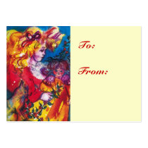 PRETTY DOLL GIFT TAG business cards by bulgan_lumini PRETTY DOLL GIFT TAG business cards