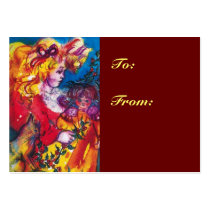 PRETTY DOLL GIFT TAG business cards by bulgan_lumini PRETTY DOLL GIFT TAG business cards