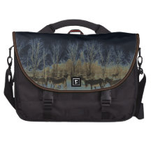 Pretty Donkey Burro Equine Herd Nightscape Commuter Bags