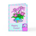 Pretty Easter Card card