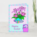 Pretty Easter Card card