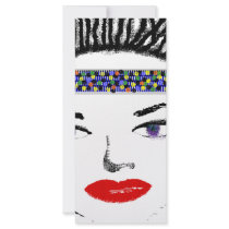 Pretty Female Faces rack cards by TextDees Pretty Female Faces rack cards