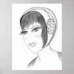 Pretty Flapper Print