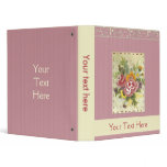 pretty floral binder