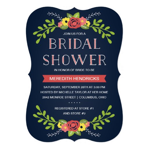 Pretty Florals | Bridal Shower Invitation