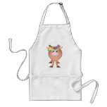 Pretty Flower Cow Apron