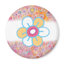 Pretty Flower magnets