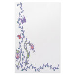 Pretty Flowers and Insects Personalized Stationery