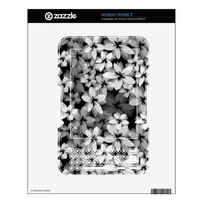 Pretty Flowers Decals For The Kindle