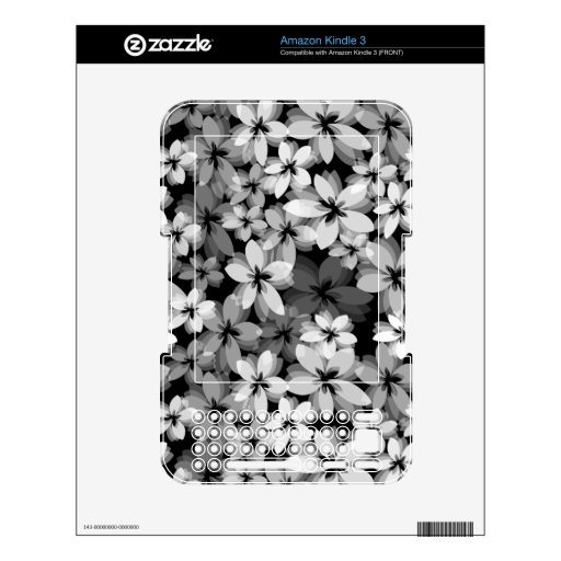 Pretty Flowers Decals For The Kindle